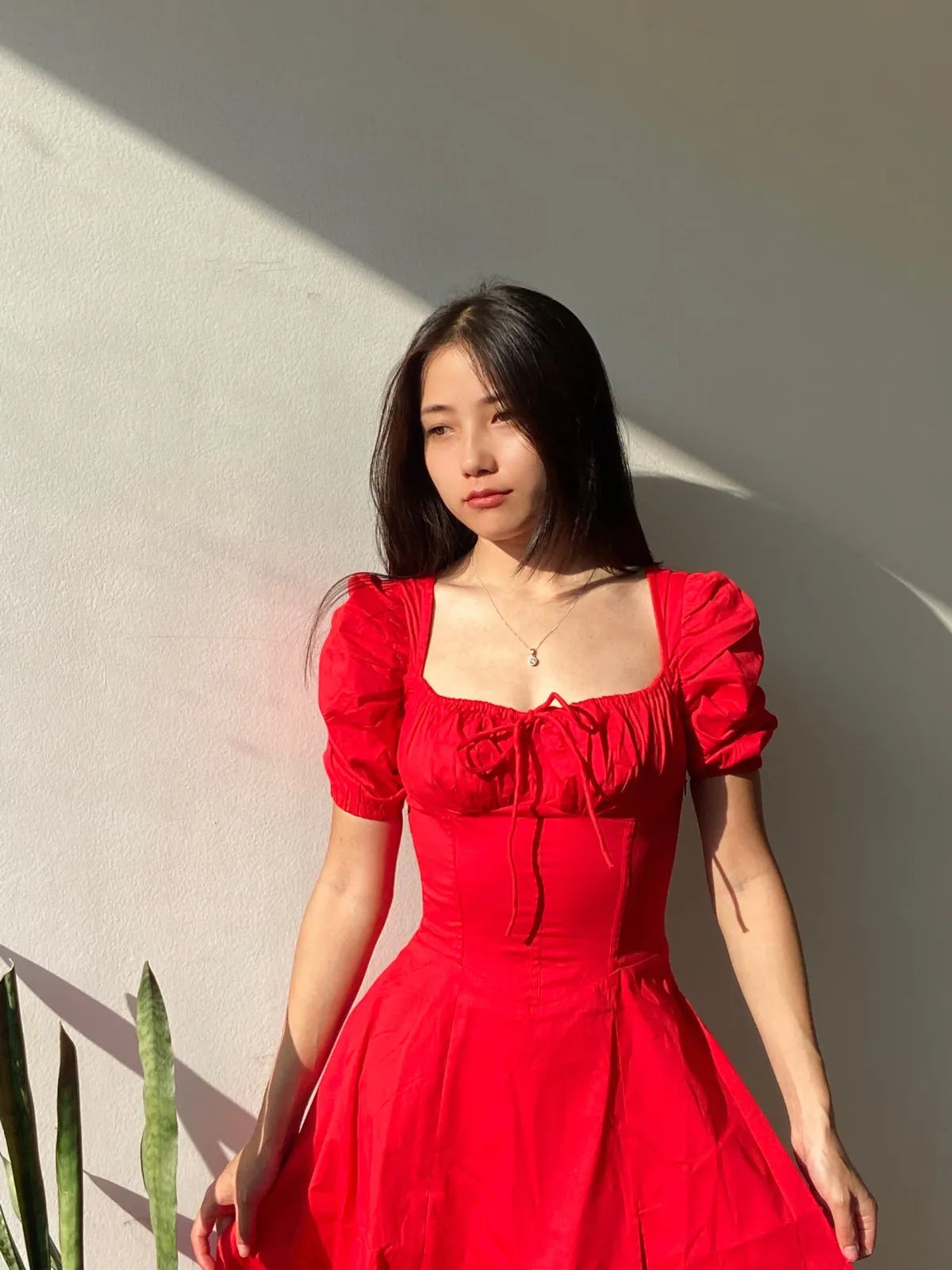 Red Bustier Sundress