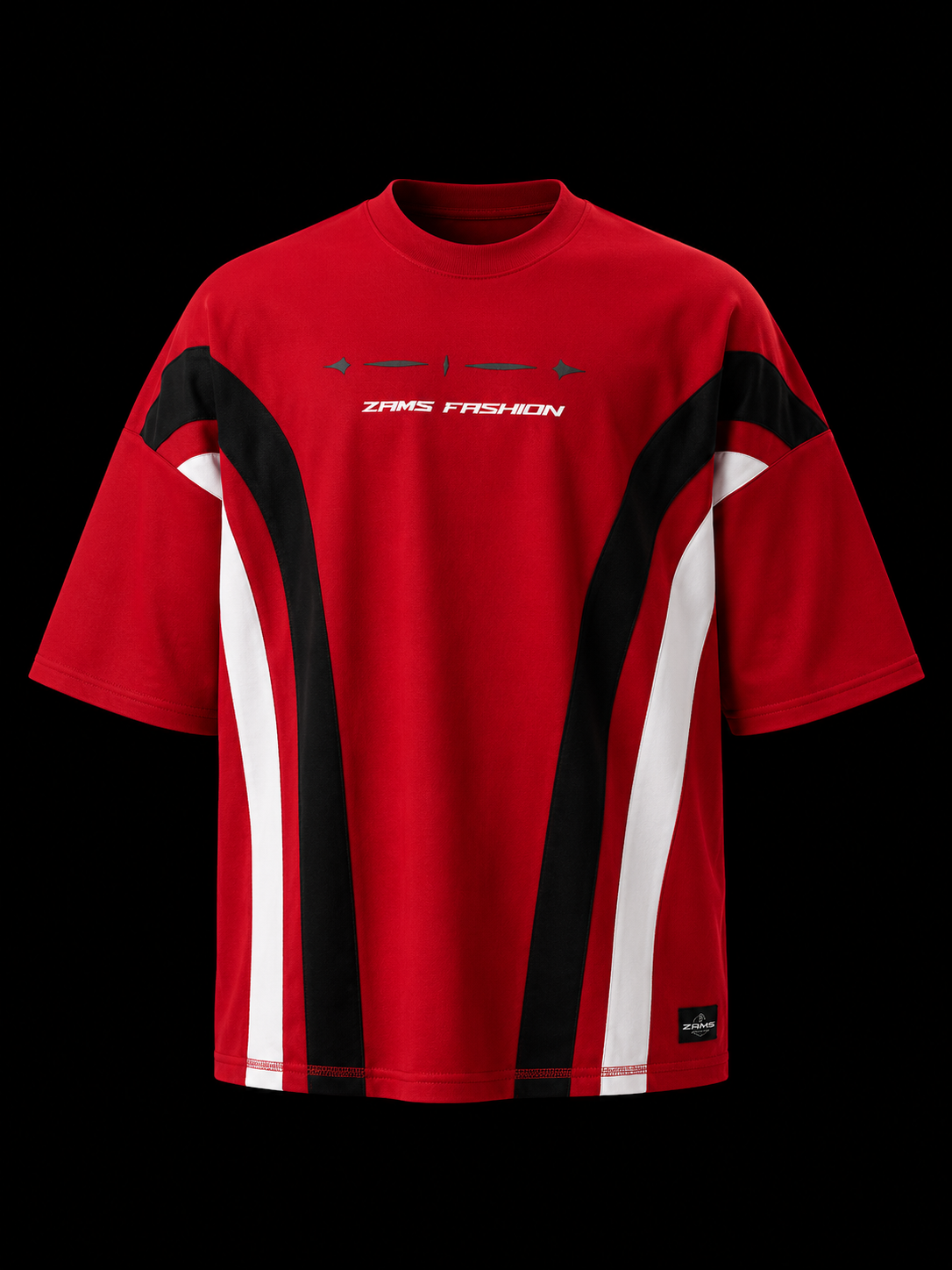 Red Moon 001 Oversized T-shirt-1
