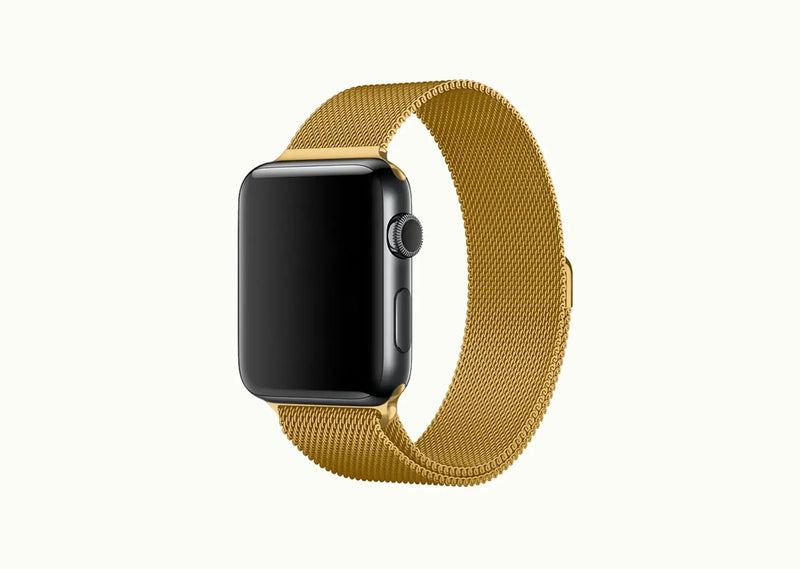 Shop Apple Watch Milanese Straps at just ₹499 
 Gold Metal Apple Watch Straps Online