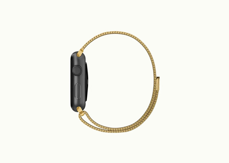 Premium Apple Watch Milanese Straps at just ₹499 
 Gold Metal Apple Watch Straps Online