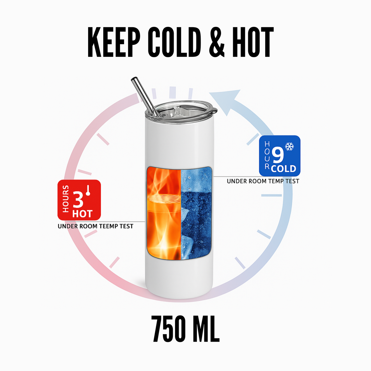 Personalized Stainless Steel Tumbler With Free Steel Straw
