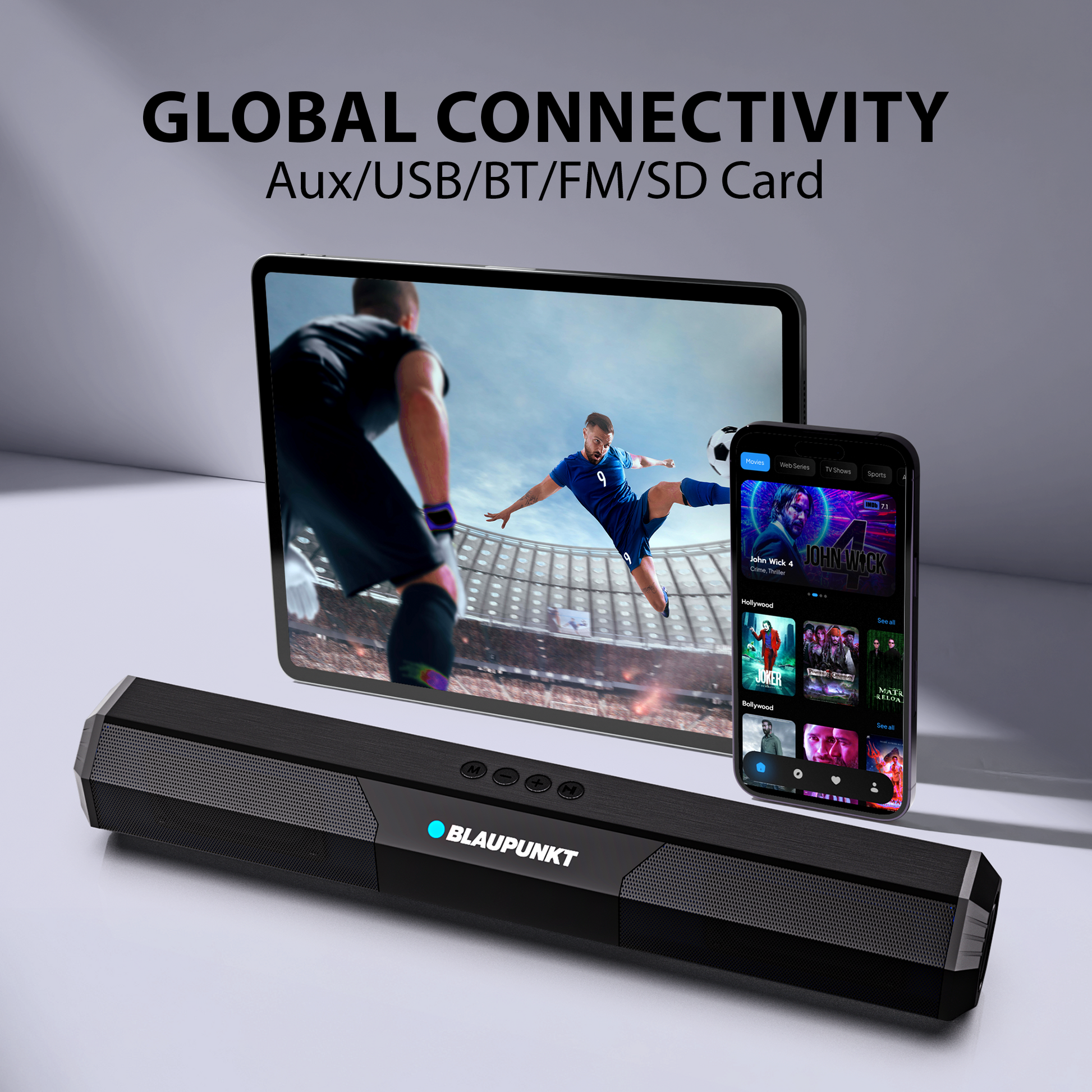 SBA20+ 20W Wireless Bluetooth Soundbar-7