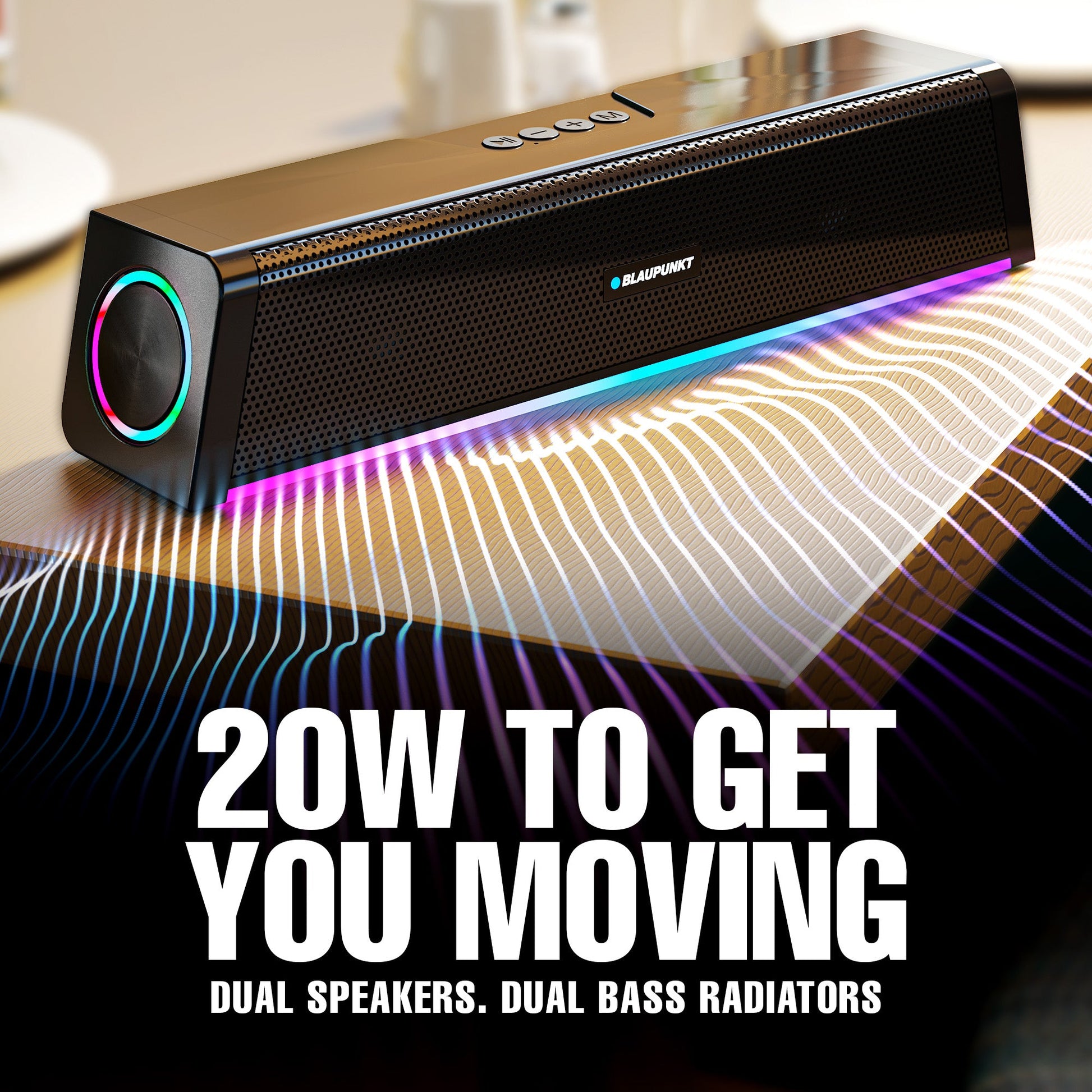 SBA22 Pro Wireless Bluetooth Soundbar-3