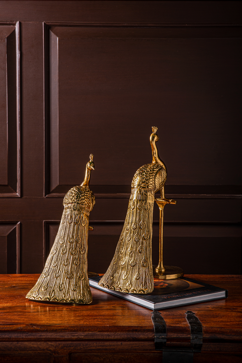 Bailey Decorative Peacock Accent Set of 2
