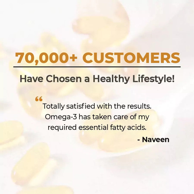 Omega-3 Salmon Fish oil capsule with astaxanthin & primrose oil - 1000mg