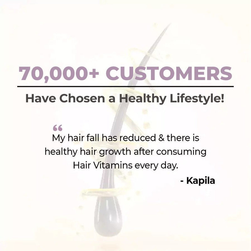 Hair Vitamins | Control Hair Fall & Promotes Hair Growth