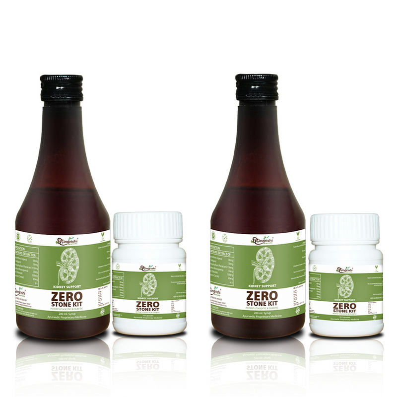 Hindrishi Ayurveda Zero Stone Kit Combo (Capsules and Syrup)-6