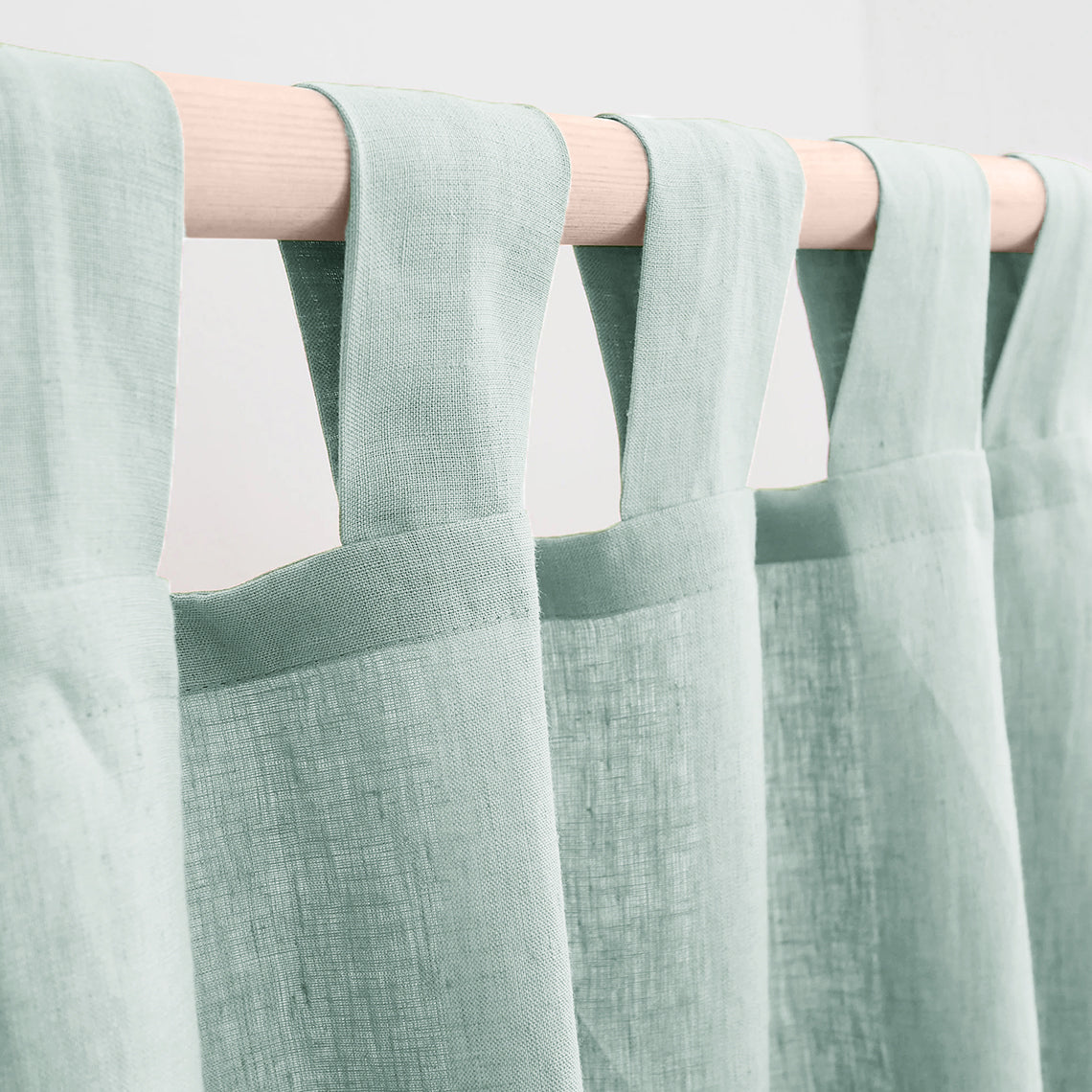 Fort Absolute - Silver Grey Loop Sheer Curtain-2