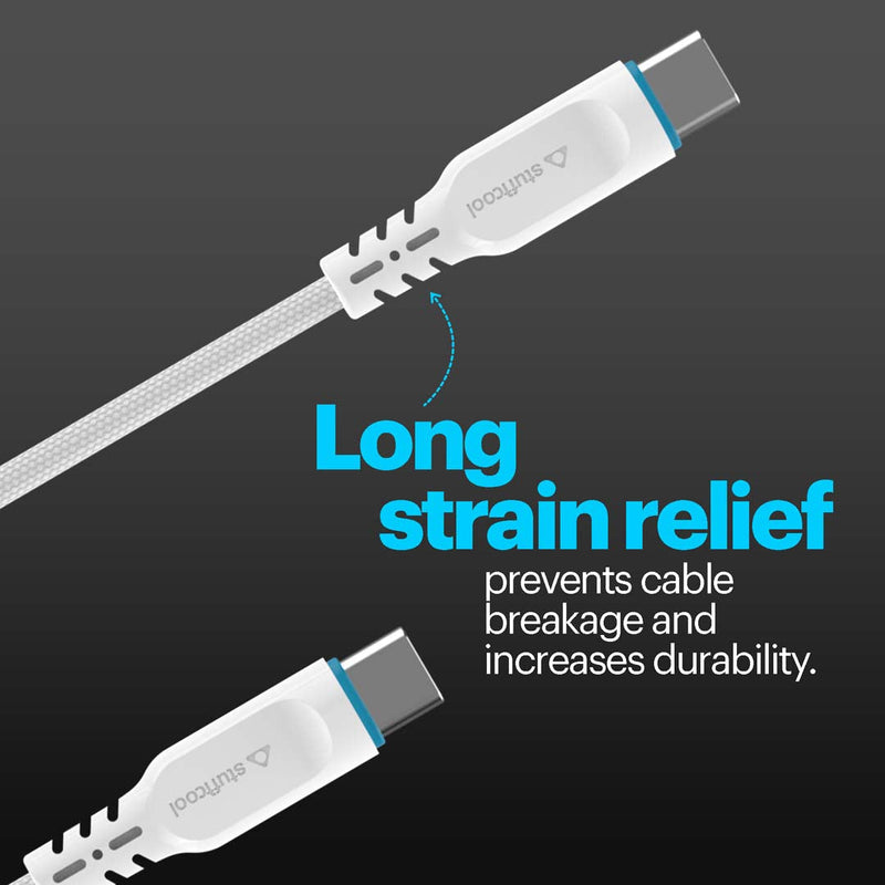BLZR 60W 1m Type-C to C Cable with Built-in iWatch Charger