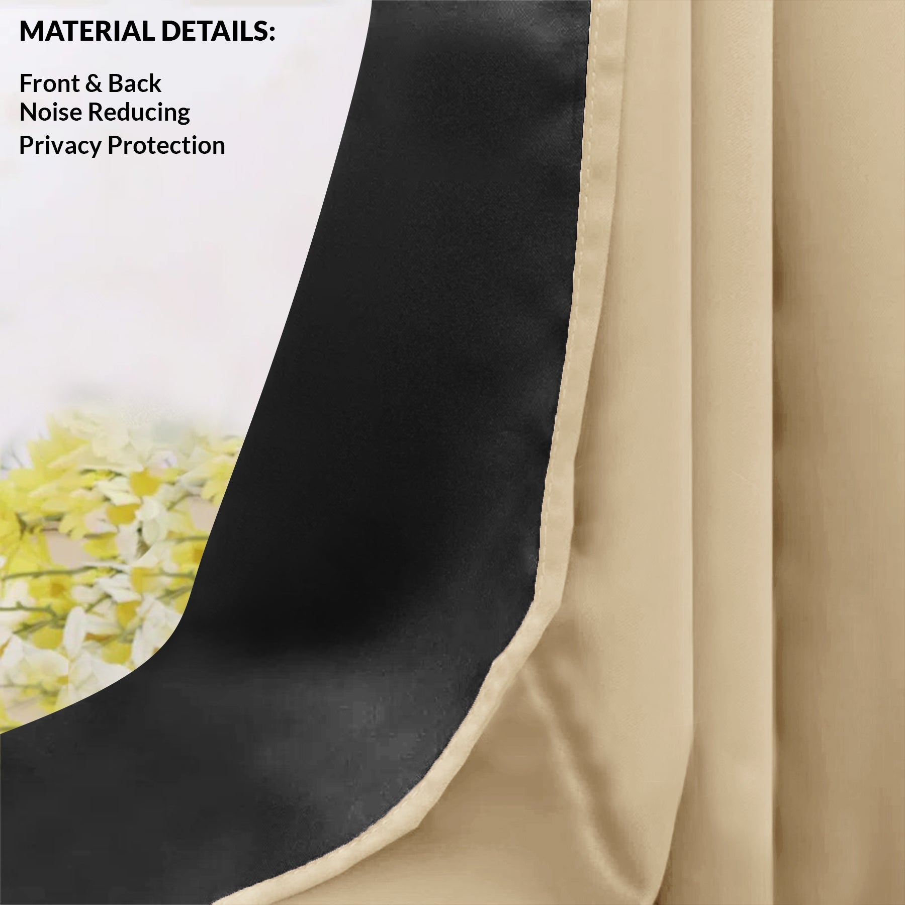 Solid Blackout Curtain