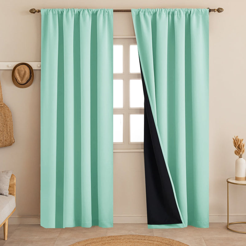 Fort Essential - Black Backing Blackout Curtain-1