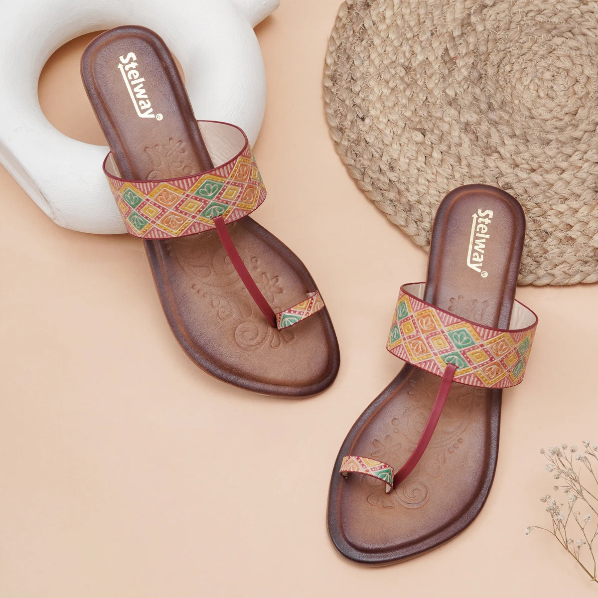 Stelway original kohlapuri flats for women