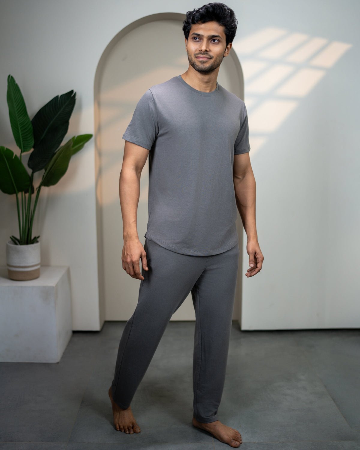 Urbanite Bamboo Pant  (Stone Grey)