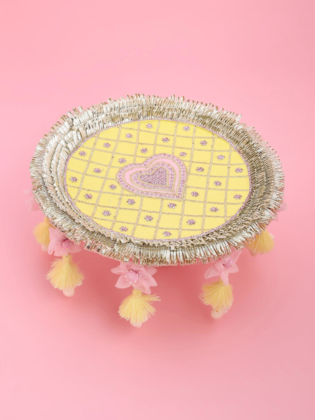 Rakhi Thali 2026 - Yellow