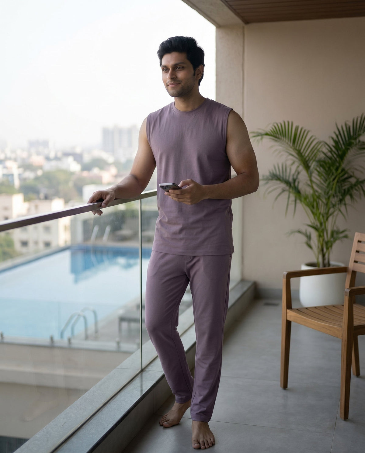 Urbanite Bamboo Pant  (Twilight Sky)