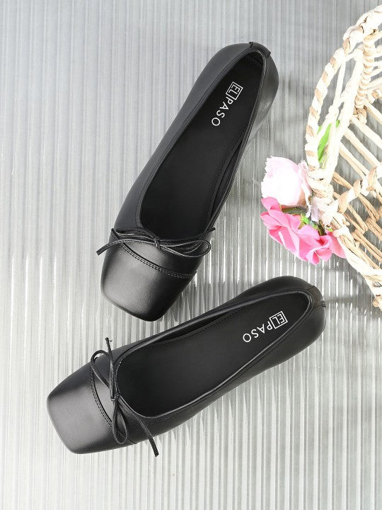 El Paso Women Fashion with Bows Flats-14
