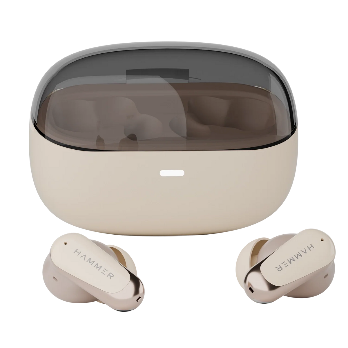 Hammer Aura Wireless Ear Buds with 32dB ANC, 4-Mic ENC,50H Playtime