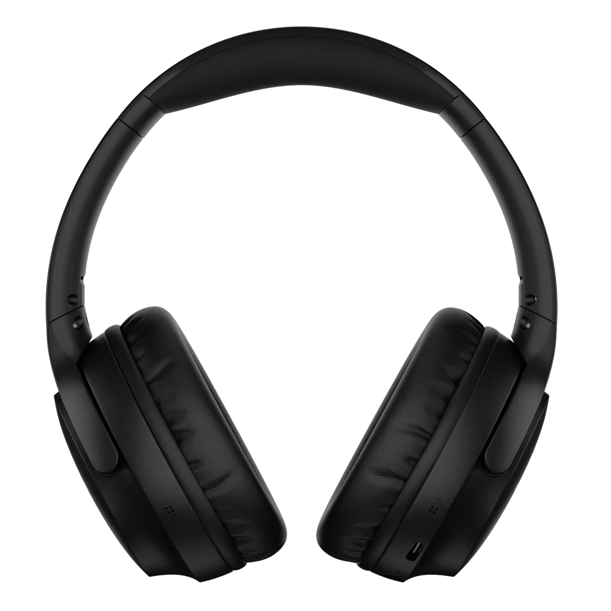 Hammer Bash Vivid ANC Wireless Bluetooth Over-Ear Headphones with 23 dB 70h Playtime, Type-C Fast Charging, Foldable Black-2