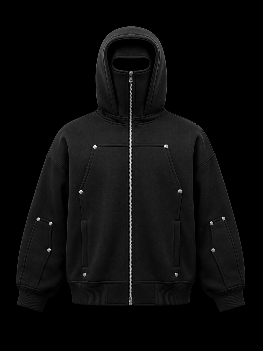Utopia / Balaclava Zipper Hoodie-1