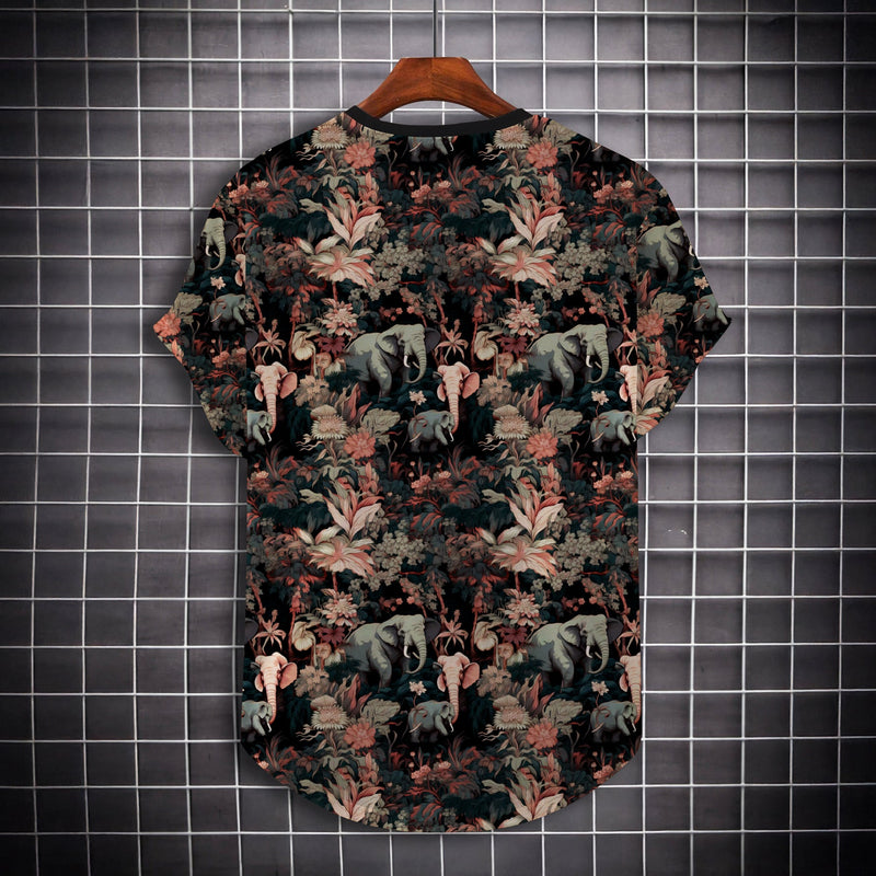 JUNGLE DRIFT LONGLINE T-SHIRT