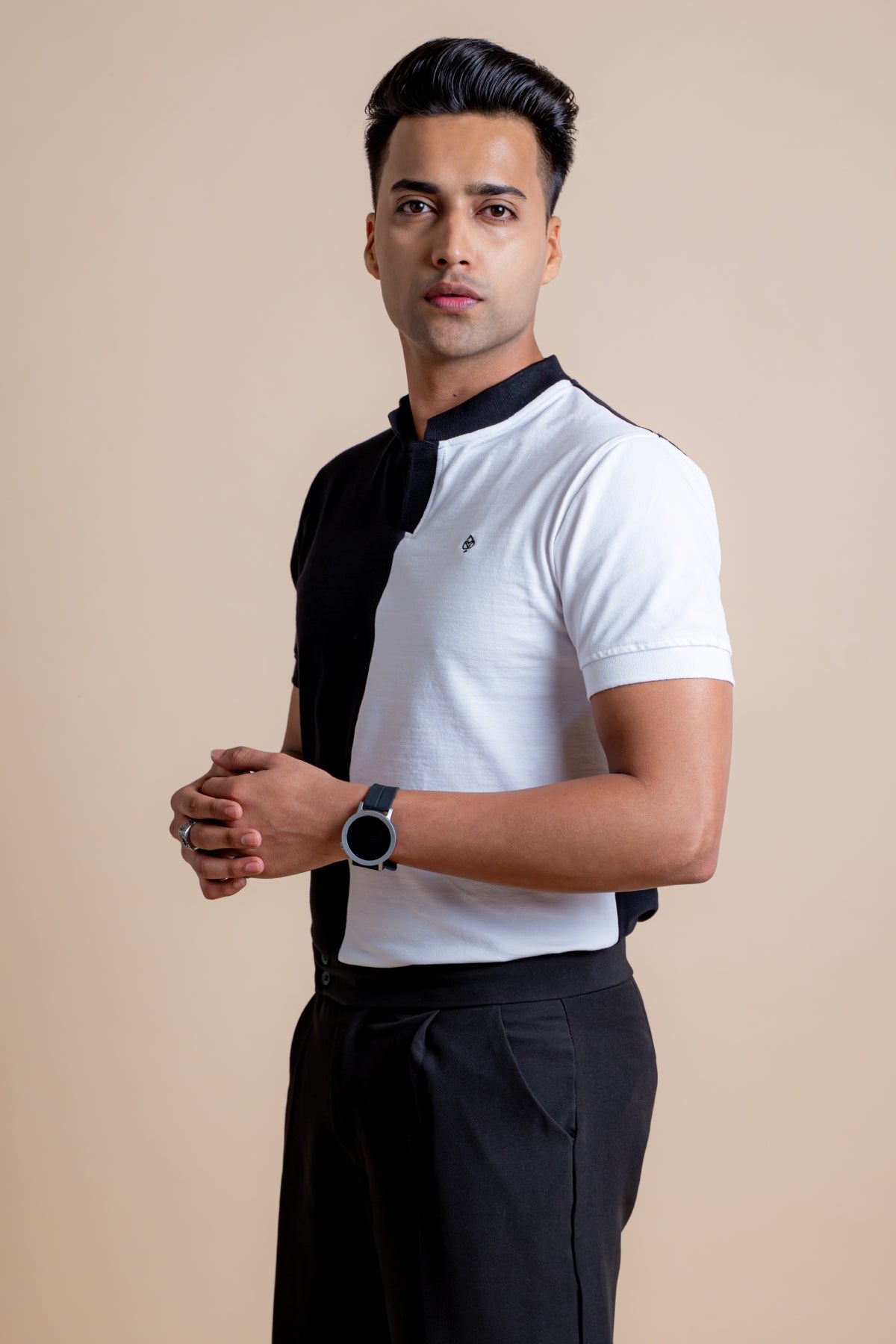 Edge Polo – Monochrome Black