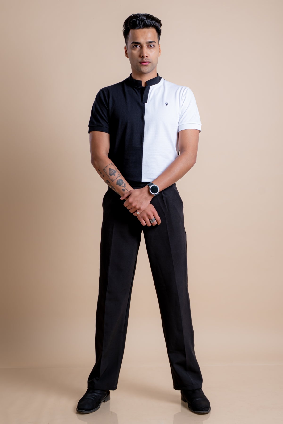 Edge Polo – Monochrome Black