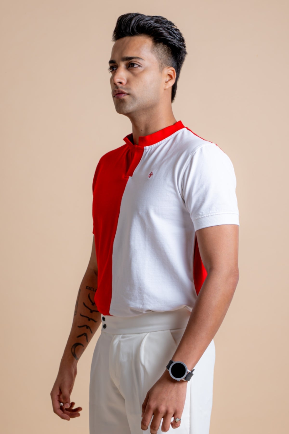 Edge Polo – Monochrome Red
