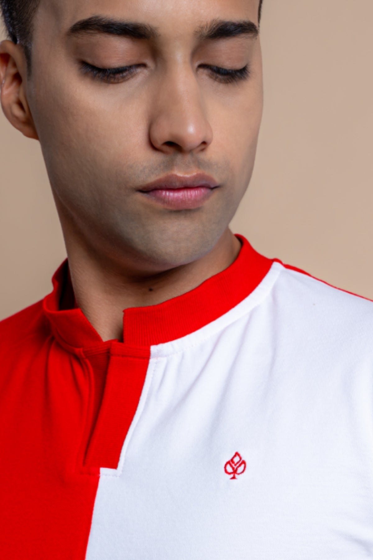 Edge Polo – Monochrome Red