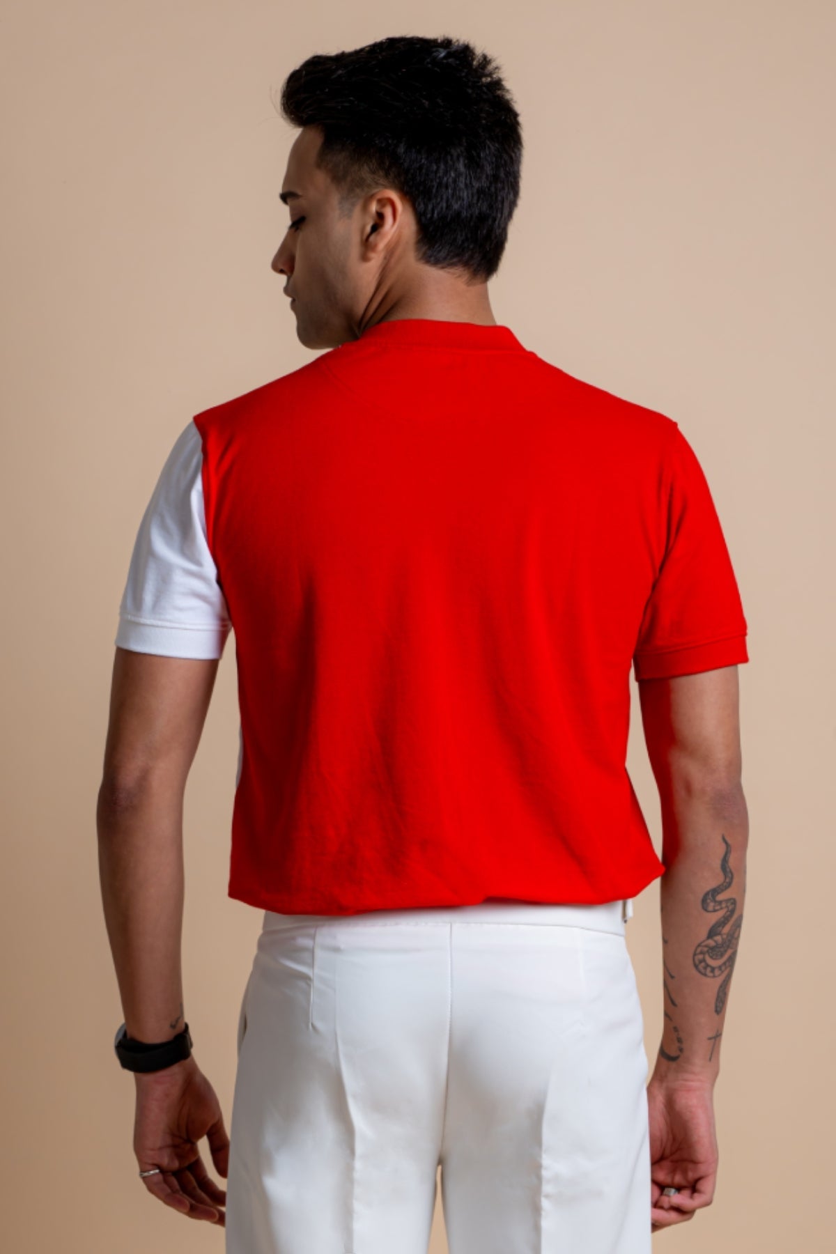 Edge Polo – Monochrome Red