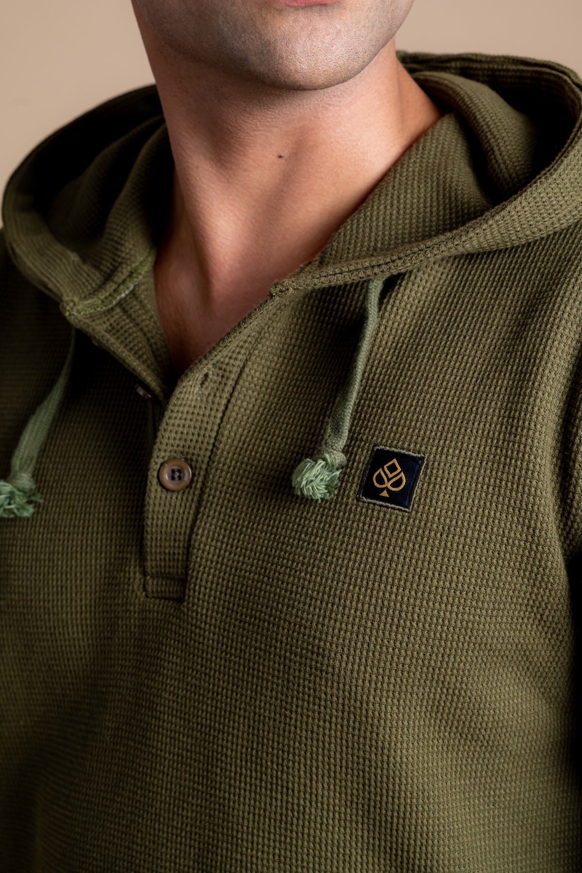 The Olive Waffle Men's Hoodie