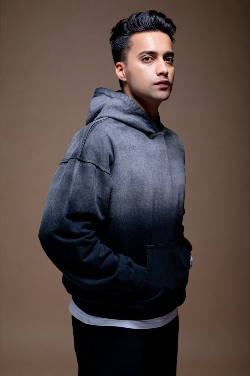 Vintage Wash Hoodie – Cloud Black