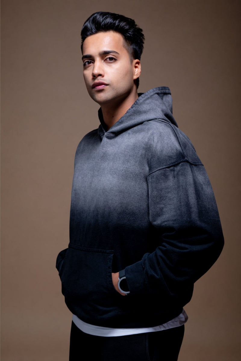 Vintage Wash Hoodie – Cloud Black