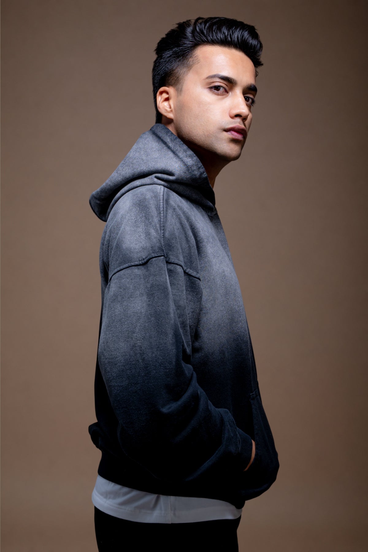 Vintage Wash Hoodie – Cloud Black
