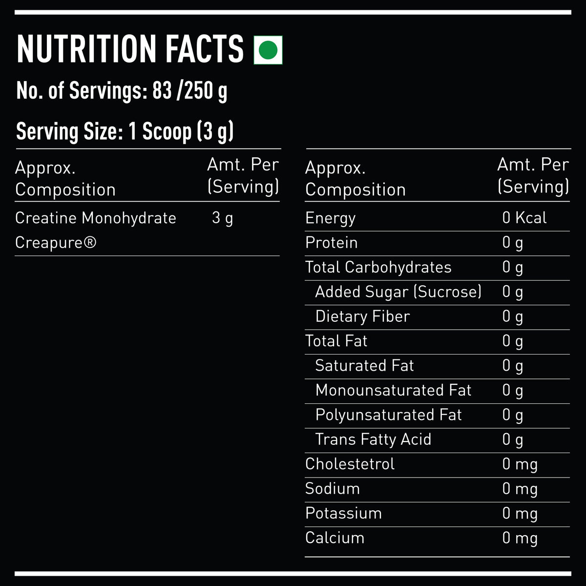Creatine (Creapure®) Monohydrate Micronized