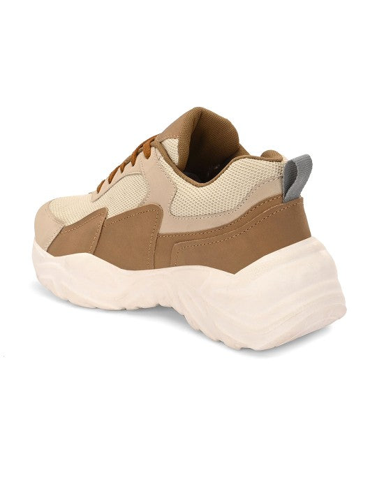 El Paso Women Colourblocked Lace-Ups Lightweight Sneakers-4