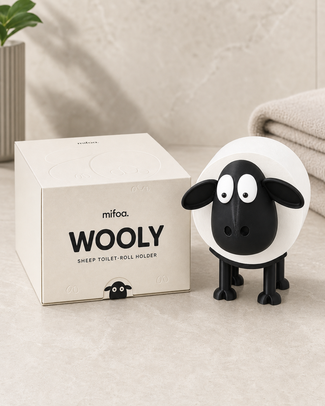 Wooly™ Sheep Toilet-Roll Holder