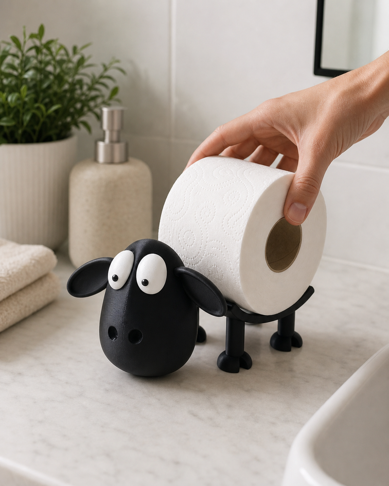 Wooly™ Sheep Toilet-Roll Holder