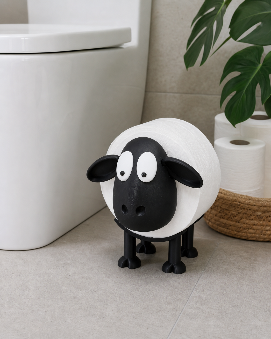 Wooly™ Sheep Toilet-Roll Holder