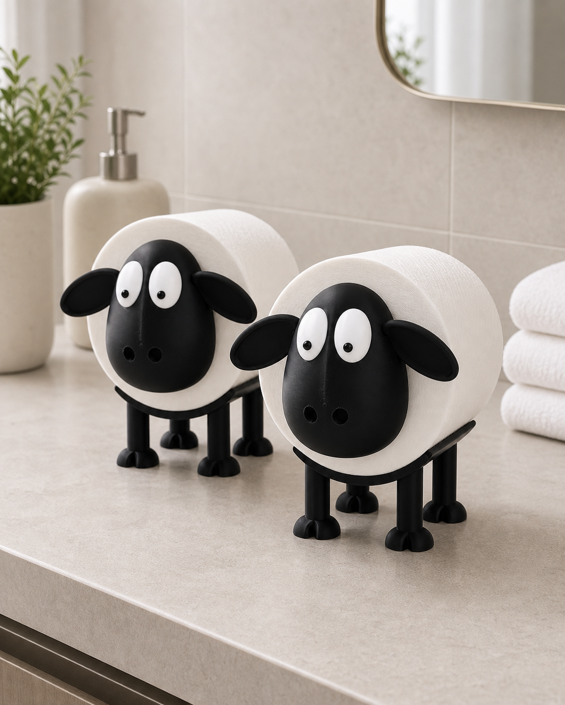 Wooly™ Sheep Toilet-Roll Holder
