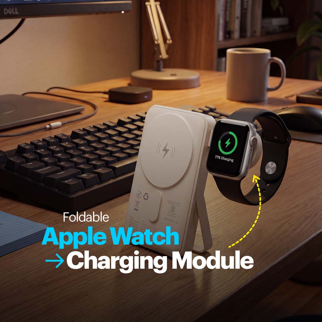 Omni 10000mAh Magnetic Wireless Powerbank with Apple Watch Charging