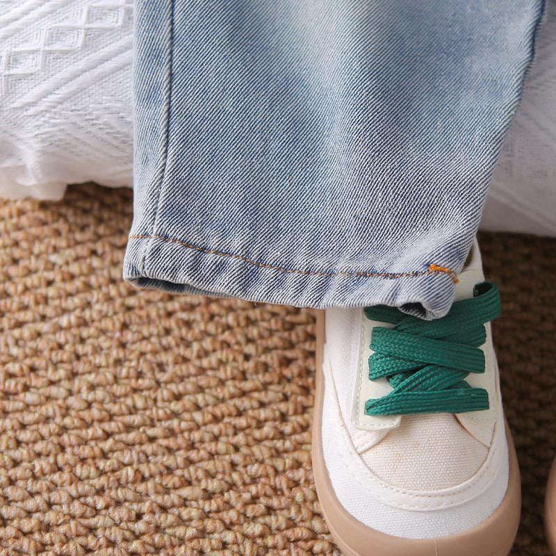 Boys 3 Pcs Imported Denim Blue Cord Set [BT-L-8289] [1 - 6 Years]