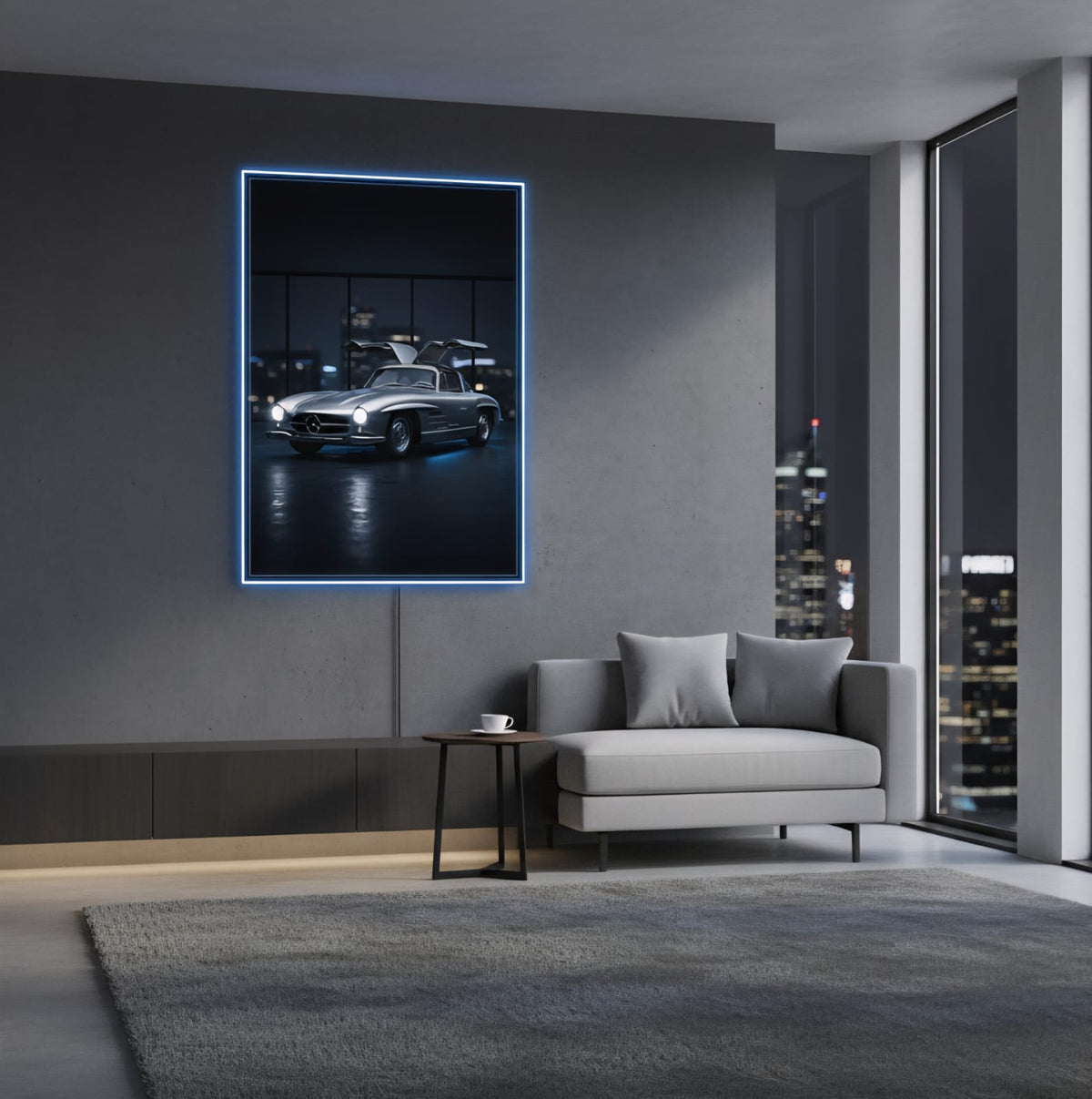 Mercedes Poster Neon Sign ⭐? | Neon Signs India