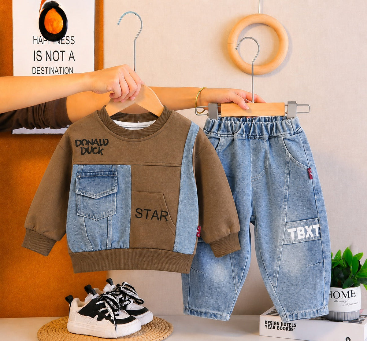 Boys Imported Cord Set [BT-P-7845] [1-6 Years]