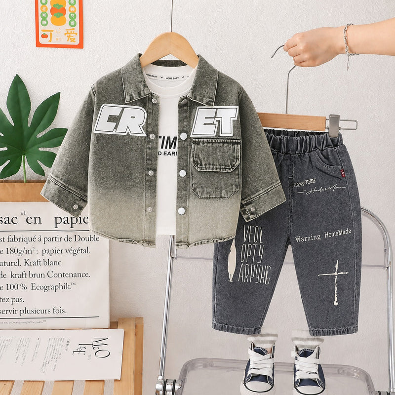 Boys Imported Cord Set [BT-1K-8547] [1-6 Years]