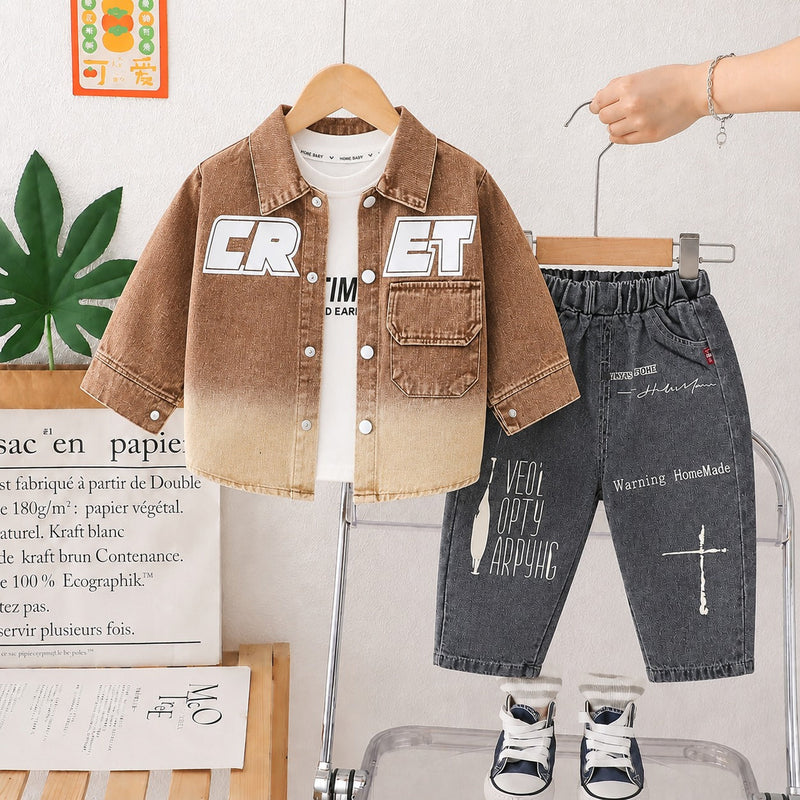 Boys Imported Cord Set [BT-2K-5121] [1-6 Years]
