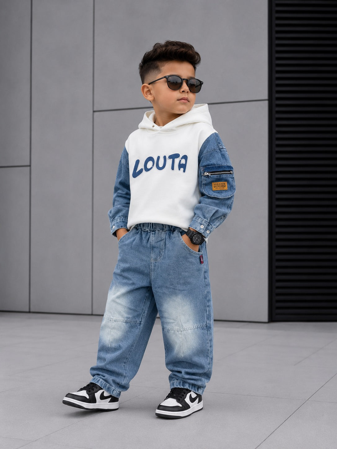 Boys Imported Cord Set [BT-L-8363] [1-6 Years]