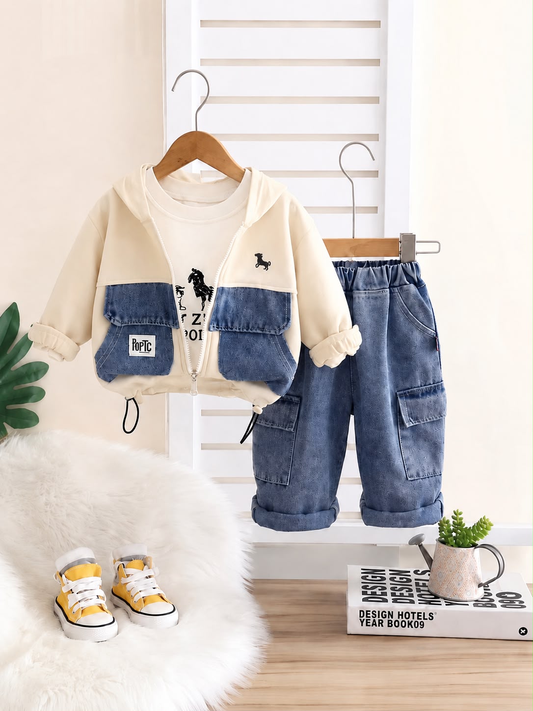 Boys 3 Piece Imported Cord Set [BT-6C-9531] [1 - 6 Years]