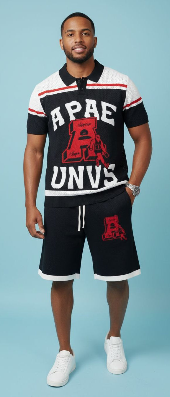 Varsity Co-ord Set — Contrast Piping Fit