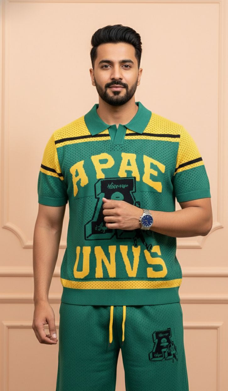 Varsity Co-ord Set — Contrast Piping Fit