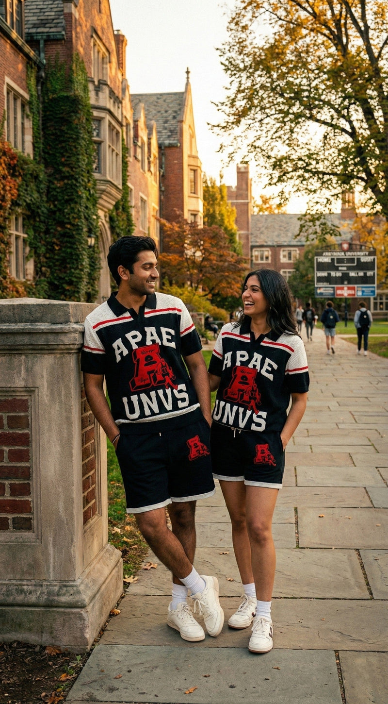 Varsity Co-ord Set — Contrast Piping Fit